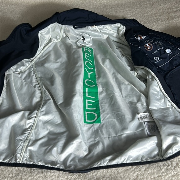 Save The Duck Plumroll Blue Water Resistant Hoodie Size L - Picture 6 of 15